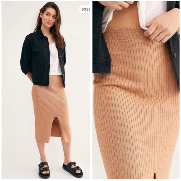 Free People Skyline Midi Skirt - Picture 5 of 8